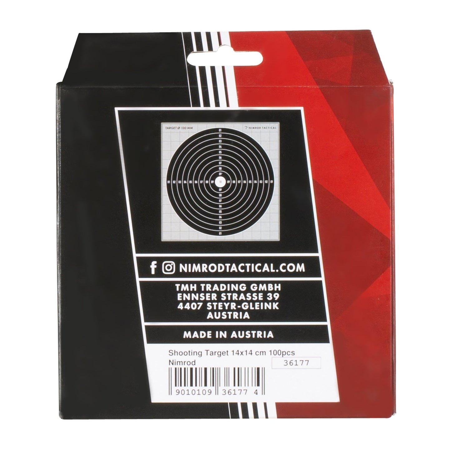Nimrod Shooting Target 100 Pieces white