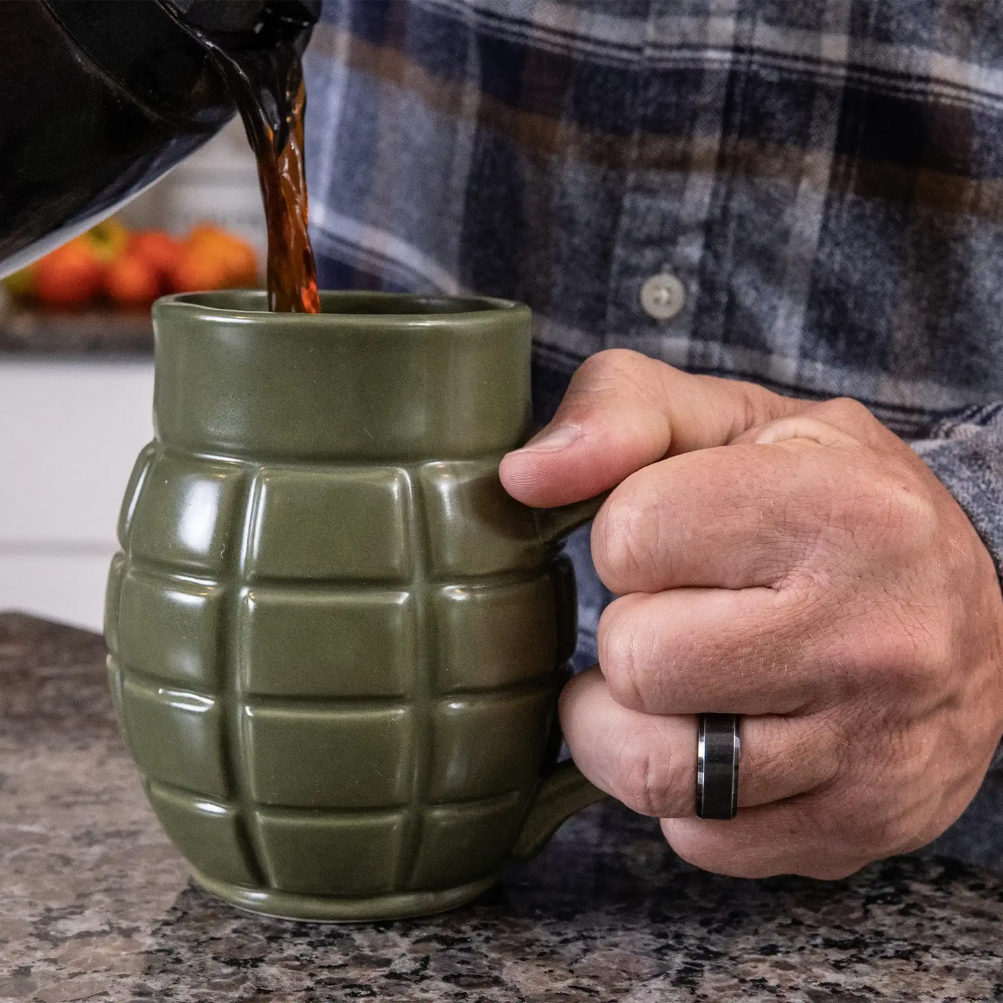 Mug Grenade Coffee Mug olive