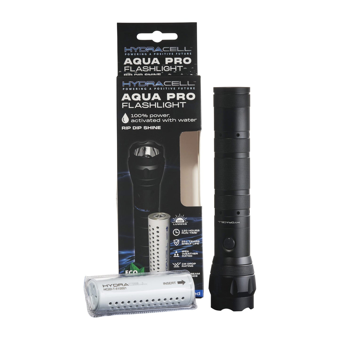 HydraCell Taschenlampe AquaPro negro