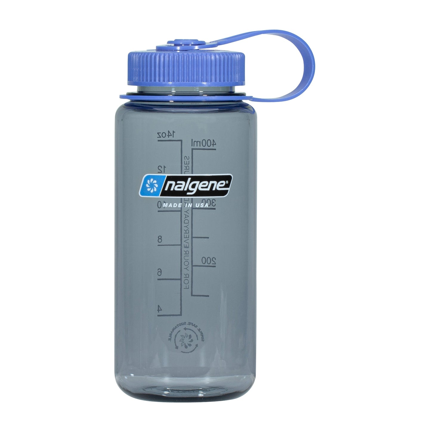 Drinking Bottle Wide Neck Sustain 500 ml gray