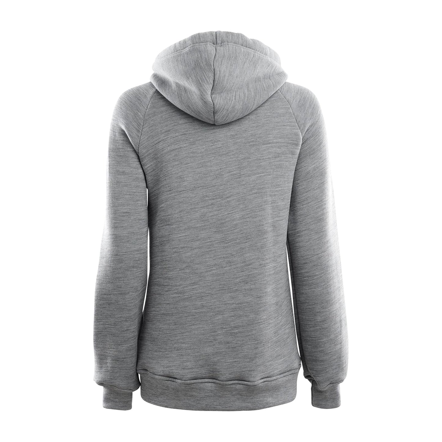 Sudadera con capucha de mujer PolarLana gris melange