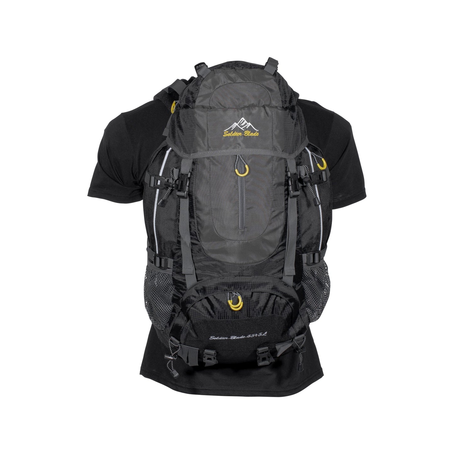 Backpack Soldier Blade 65 + 5 L with solar battery
