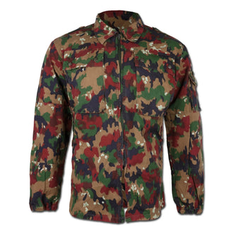 Original Swiss field jacket M83 alpenflage used