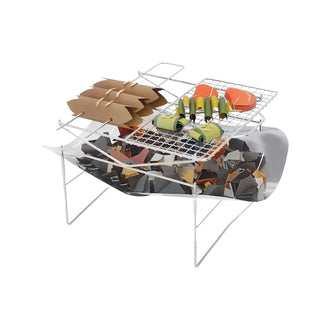 Grill tray 498 with skewer and grill grate