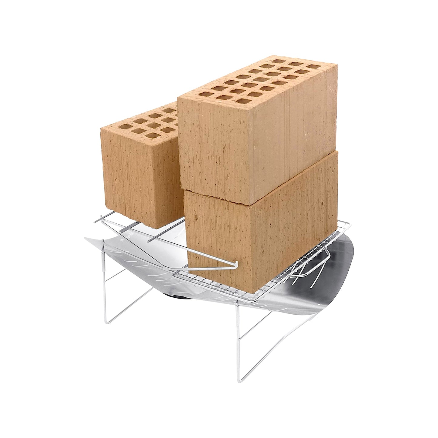 Grill Bowl 498 with Skewer and Grill Rack silver