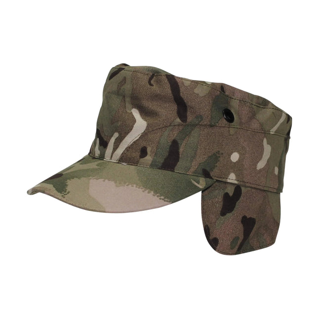 Gorra de combate británica usada