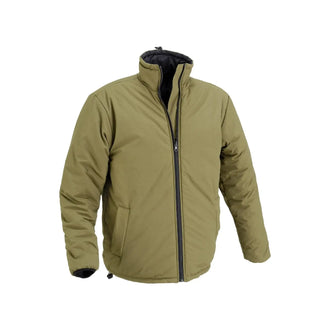 Reversible jacket with compression bag