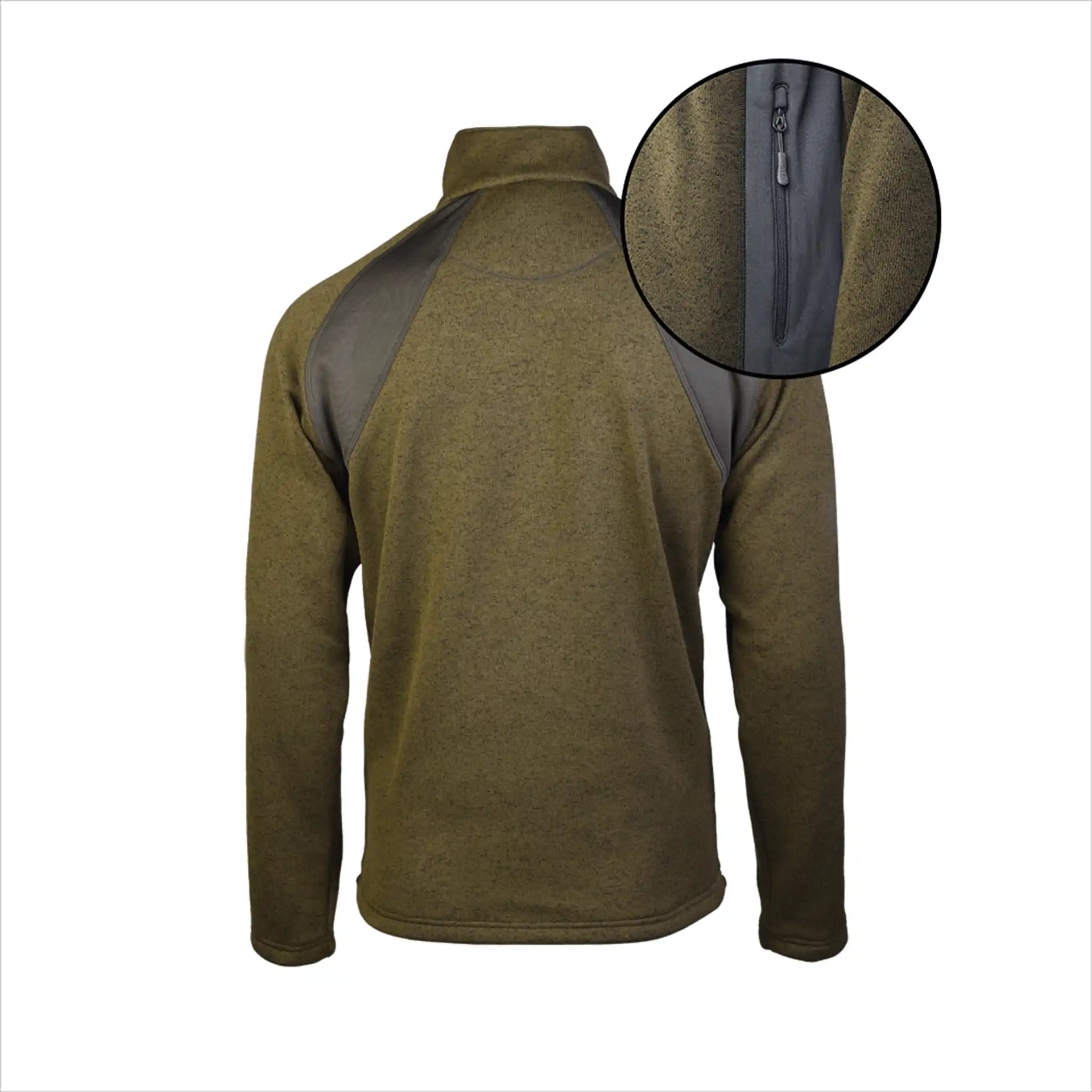 Outdoor cold-weather jacket with structure fleece