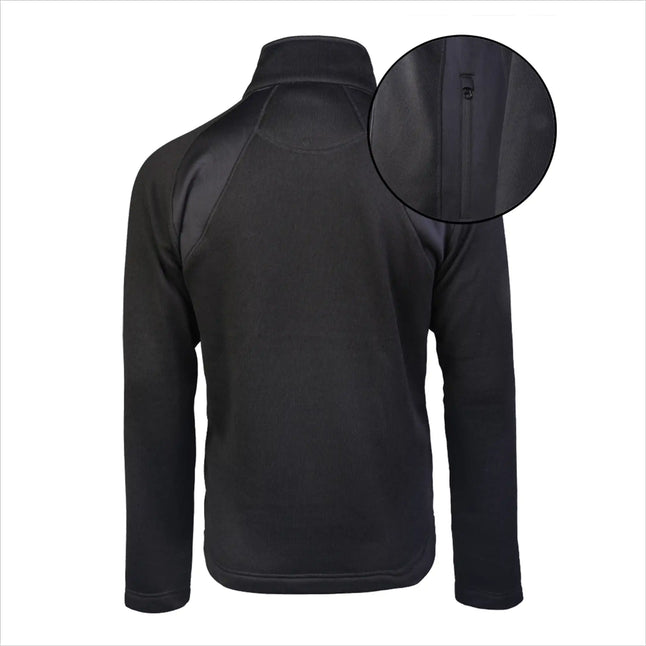Outdoor cold-weather jacket with structure fleece
