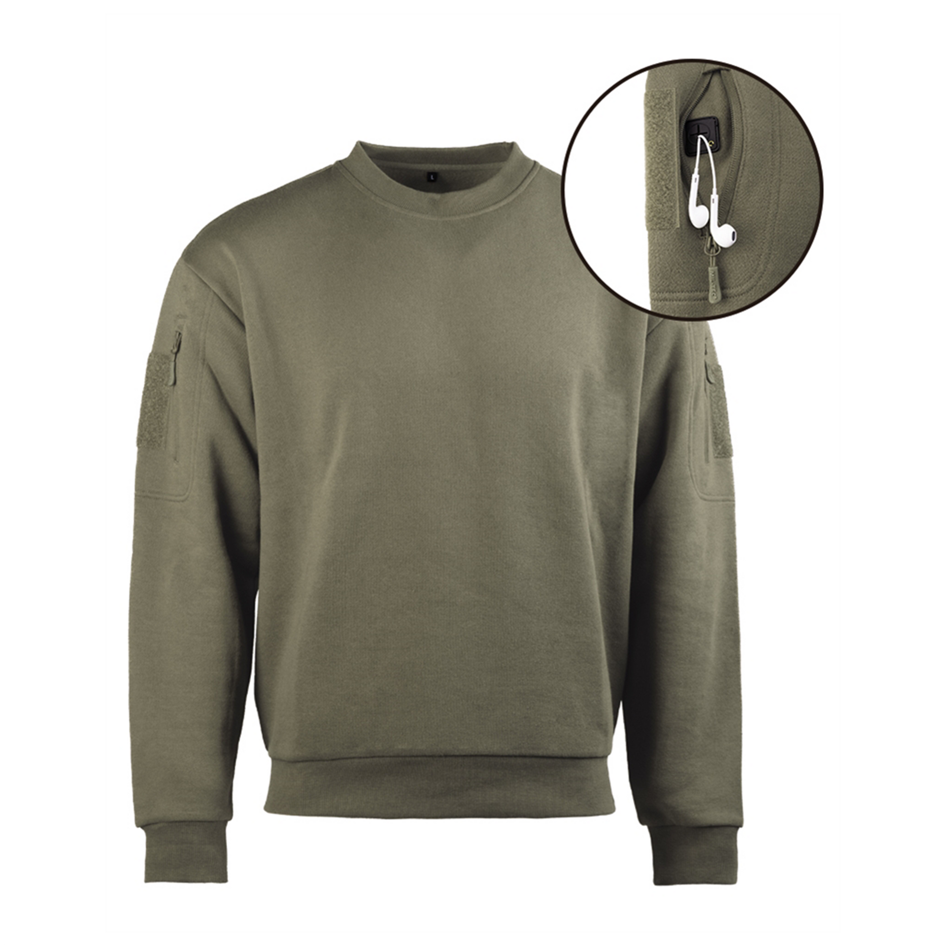 Tactical crew neck sweatshirt