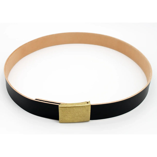 BW leather trouser belt according to TL Marine