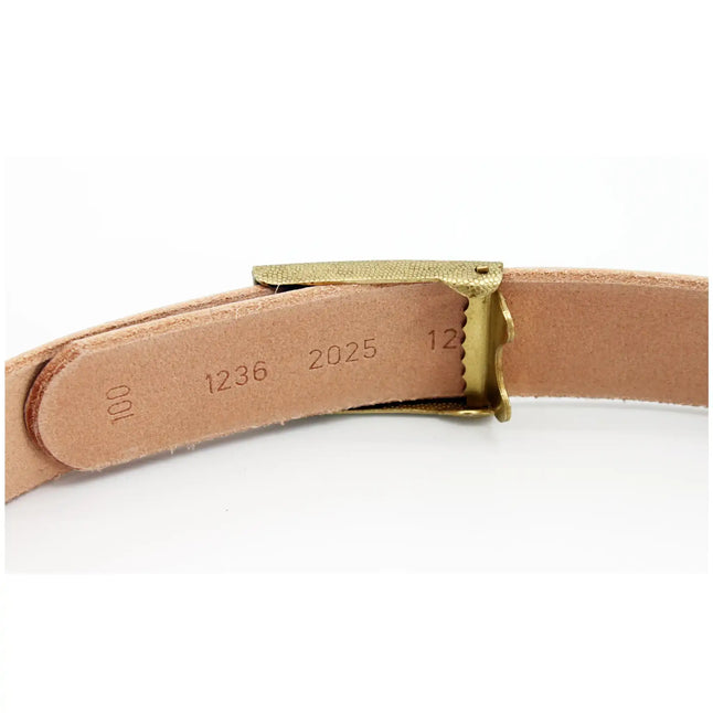 BW leather trouser belt according to TL Marine