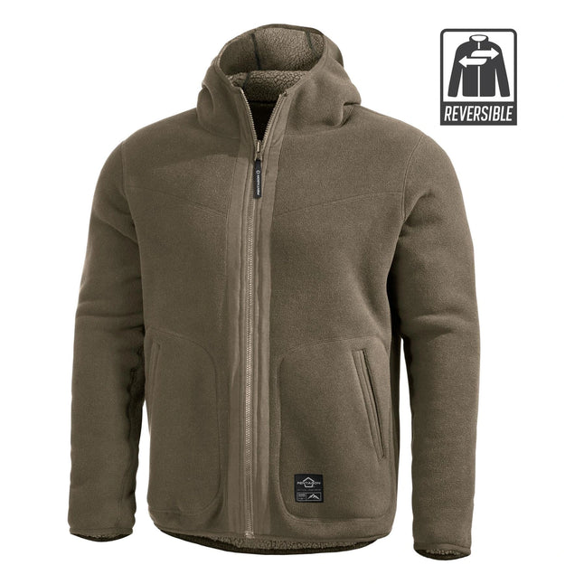 Giacca in pile reversibile Ianos Sherpa 2-in-1