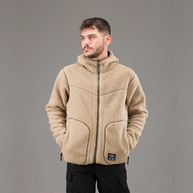 Giacca in pile reversibile Ianos Sherpa 2-in-1