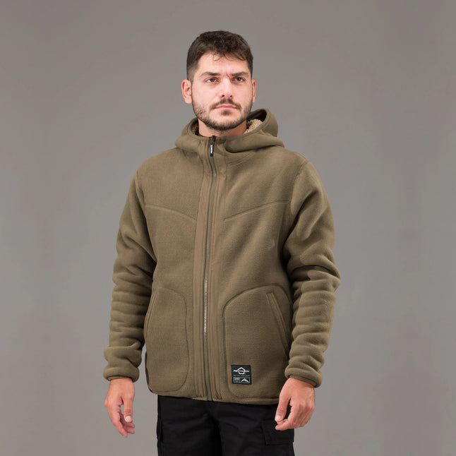 Giacca in pile reversibile Ianos Sherpa 2-in-1