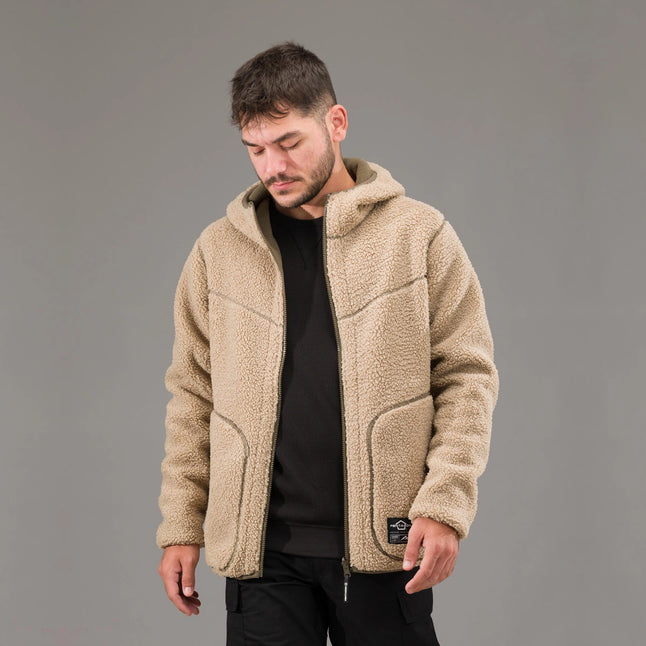 Giacca in pile reversibile Ianos Sherpa 2-in-1