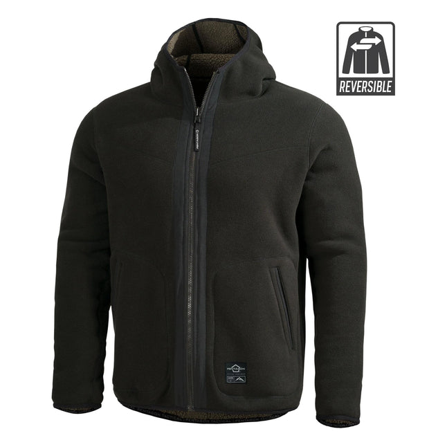 Giacca in pile reversibile Ianos Sherpa 2-in-1