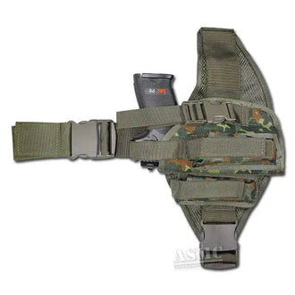 Tactical holster P8 Type IV flecktarn left-handed