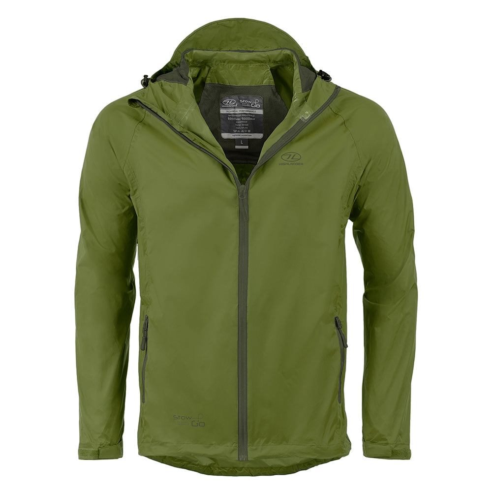 Rain Jacket Stow and Go