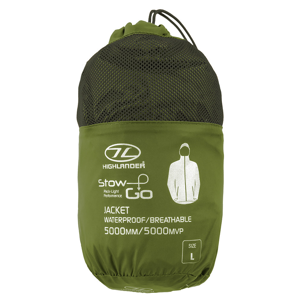 Rain Jacket Stow and Go