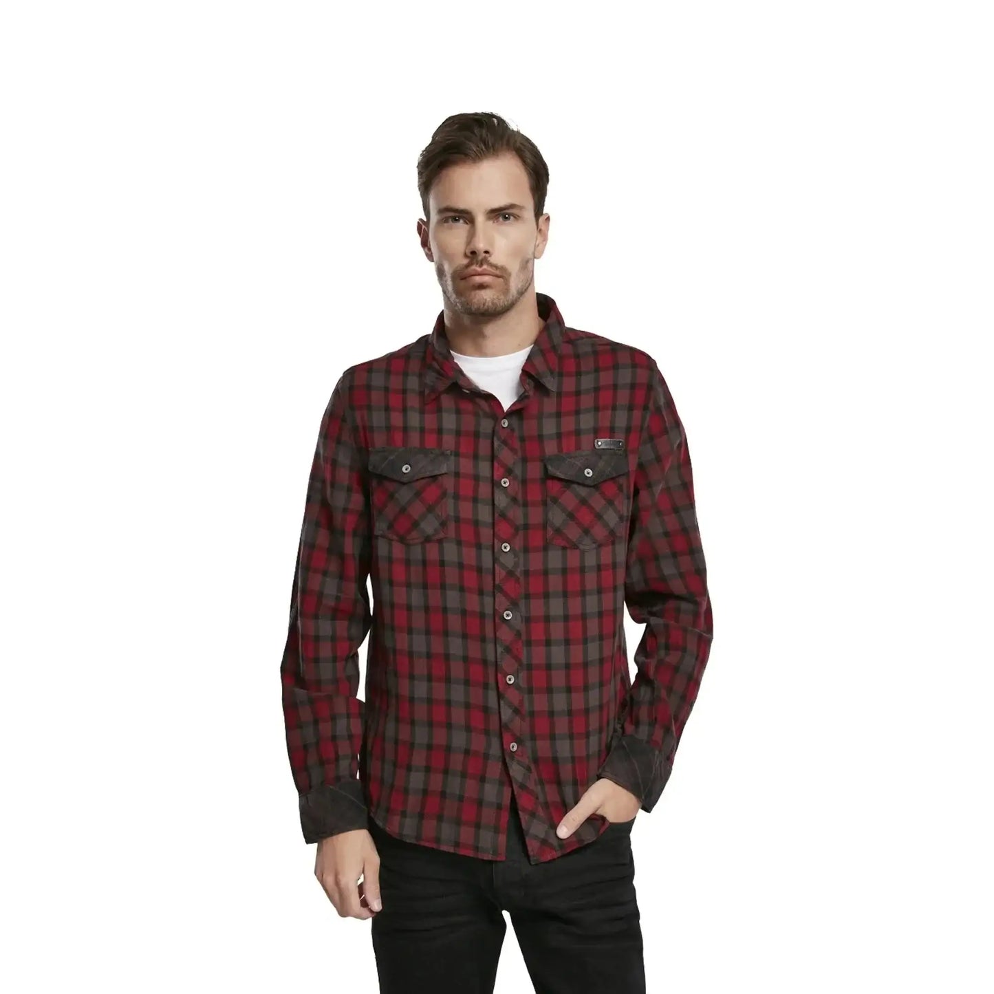brandit-hemd-duncan-check-rot-braun-ansicht-3
