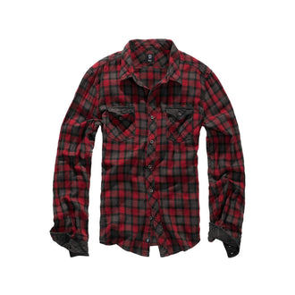 Duncan Check shirt red brown