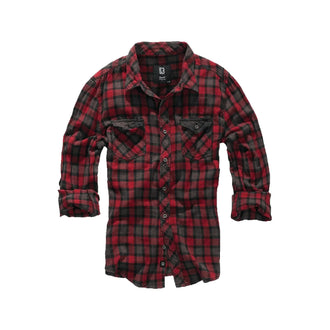 Duncan Check shirt red brown