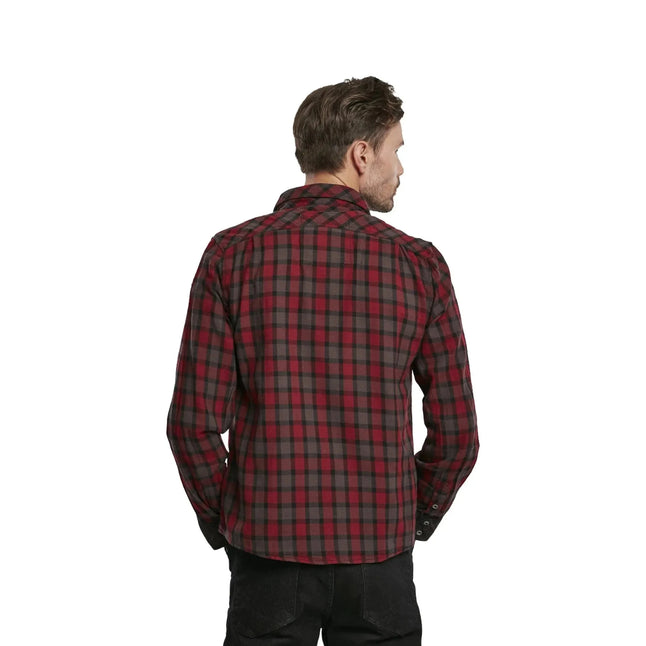 Duncan Check shirt red brown