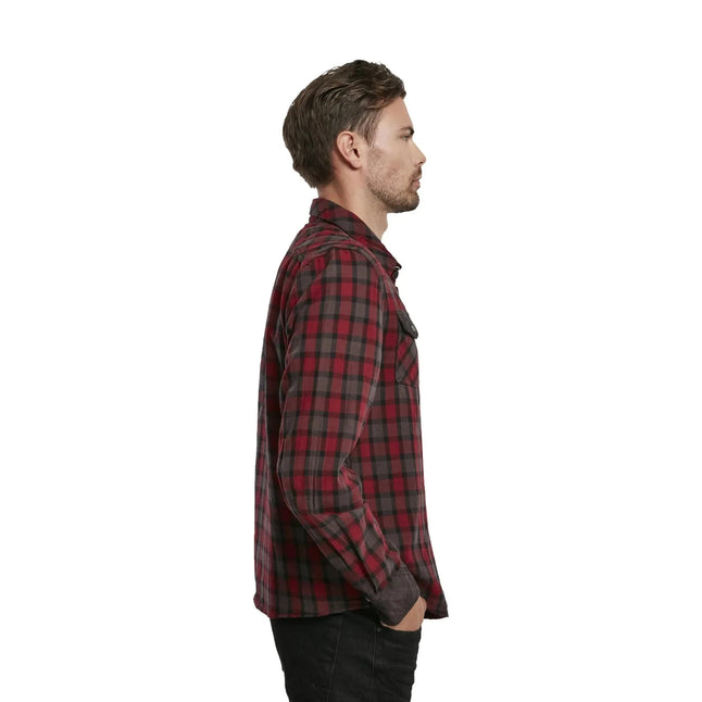 Duncan Check shirt red brown