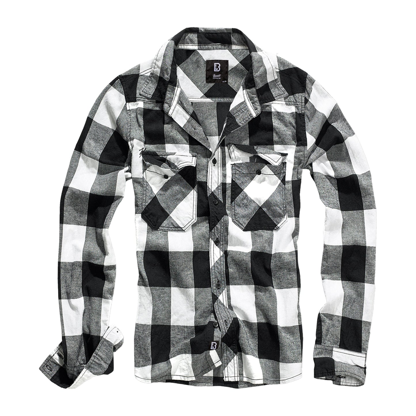 Camicia a quadri grigia