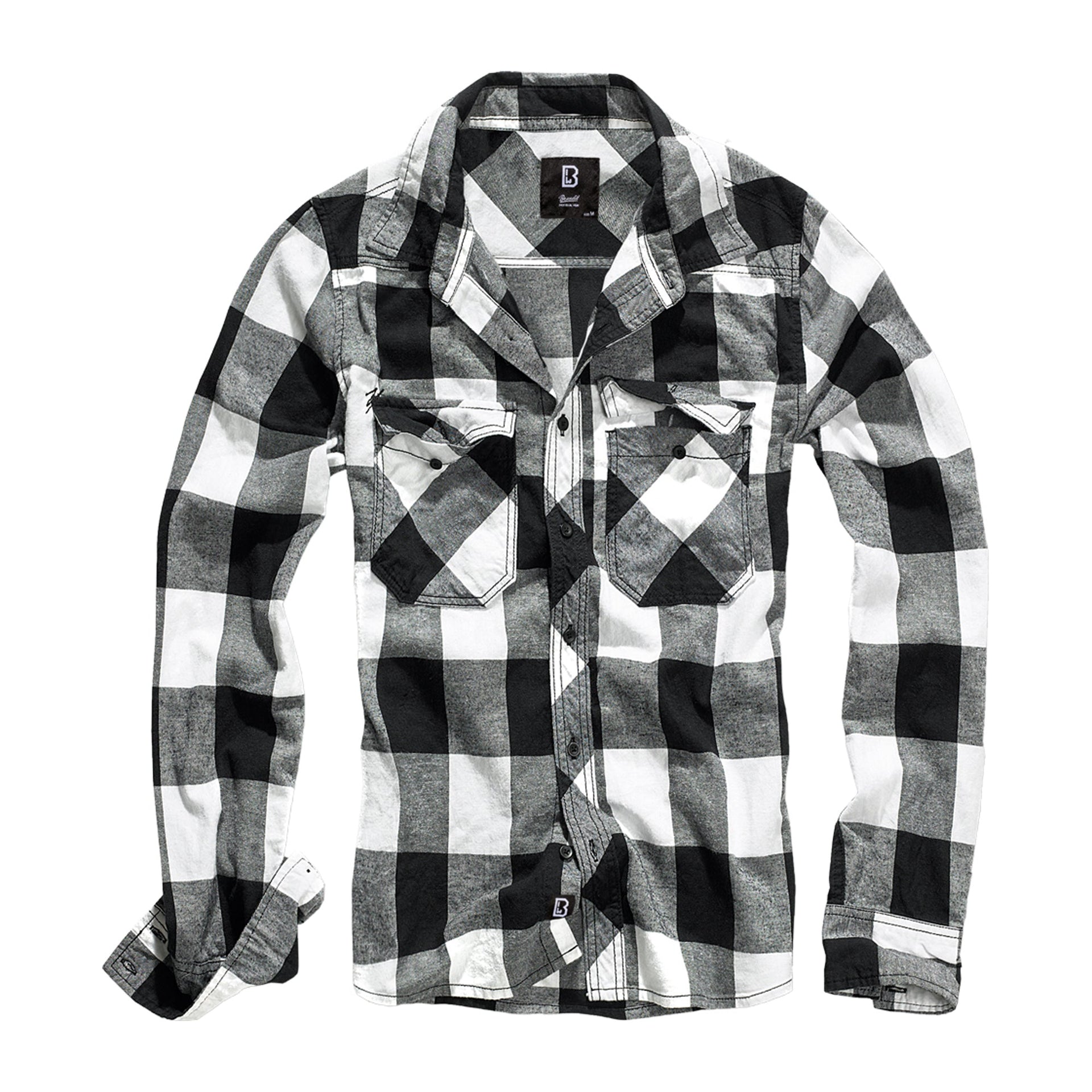 Camicia a quadri grigia