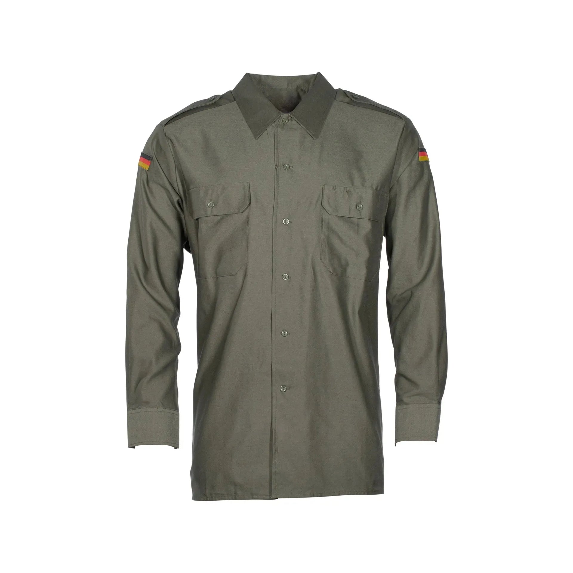 Camisa de campaña del ejército alemán verde - Main Image