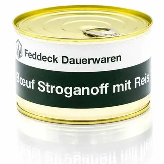 Ready-made meal canned beef Stroganoff with rice 400g