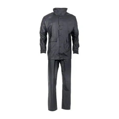 Completo antipioggia Premium 2 pezzi oliva - Nero / S