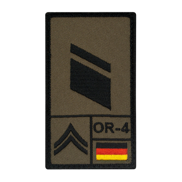 Rank Patch Staff Corporal Left