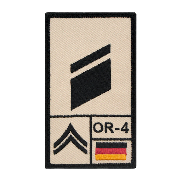 Rank Patch Staff Corporal Left