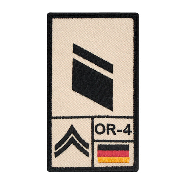Rank Patch Staff Corporal Left