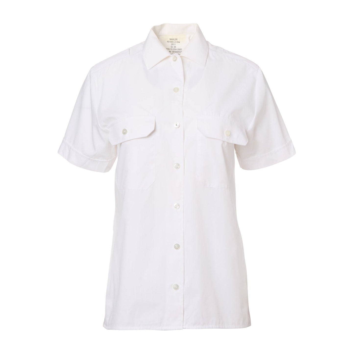 Used BW Women's Service Shirt Short Arm white