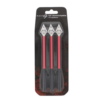 Buchner Aluminiumpfeile 6.5 Zoll mit Jagdspitze 3er Pack