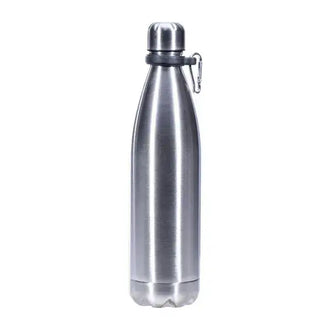 Hidden Safe stainless steel bottle, silver-colored