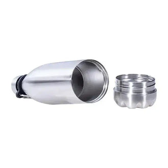 Hidden Safe stainless steel bottle, silver-colored