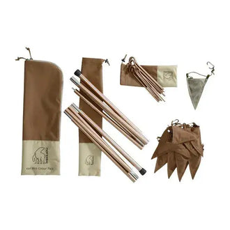 Accessories for Kari Tech Mini Tarp Colour Packs (chocolate)