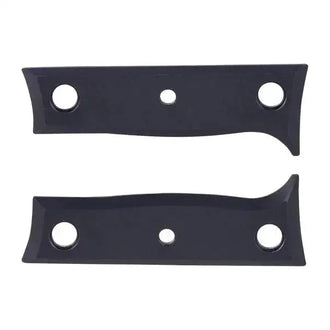 Plaquettes de manche pour couteau K1, aluminium anodisé, noir