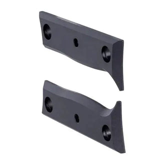 Plaquettes de manche pour couteau K1, aluminium anodisé, noir