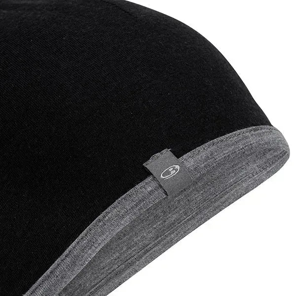 icebreaker-muetze-pocket-hat-schwarz-gritstone-heather-ansicht-5