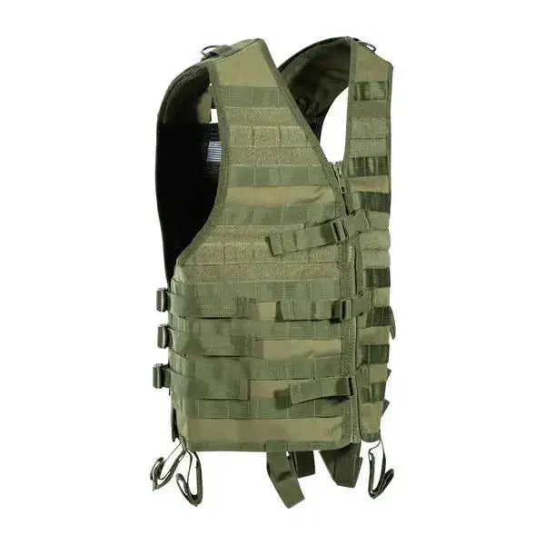 Mil-Tec Molle Carrier Weste - Gilet Tactique Unisexe Avec Système Molle