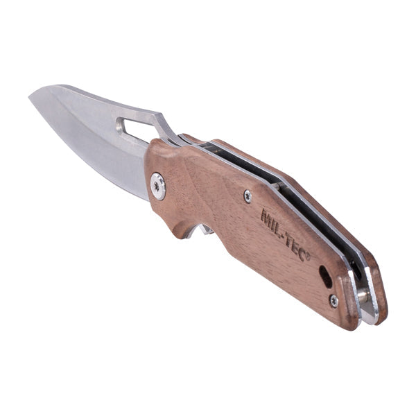 One-Hand Knife Wood with Steel Blade wood