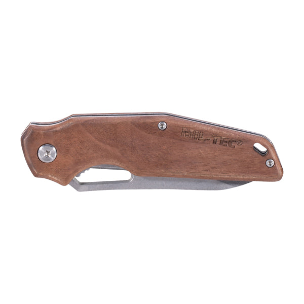 One-Hand Knife Wood with Steel Blade wood