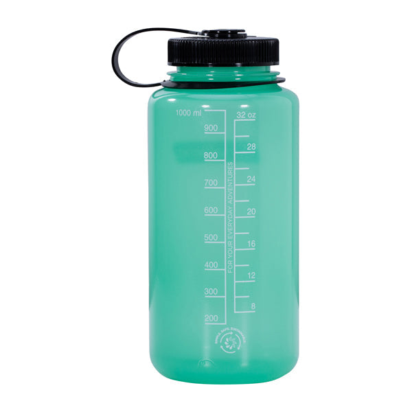 Dinking Bottle Wide Neck Glow Sustain 1 L green