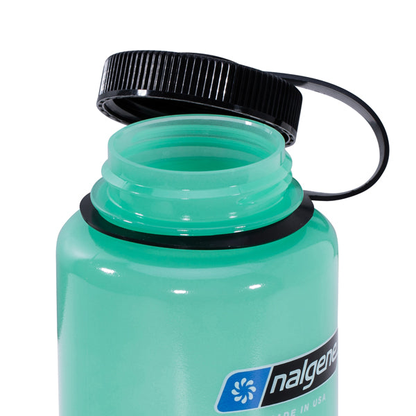 Dinking Bottle Wide Neck Glow Sustain 1 L green